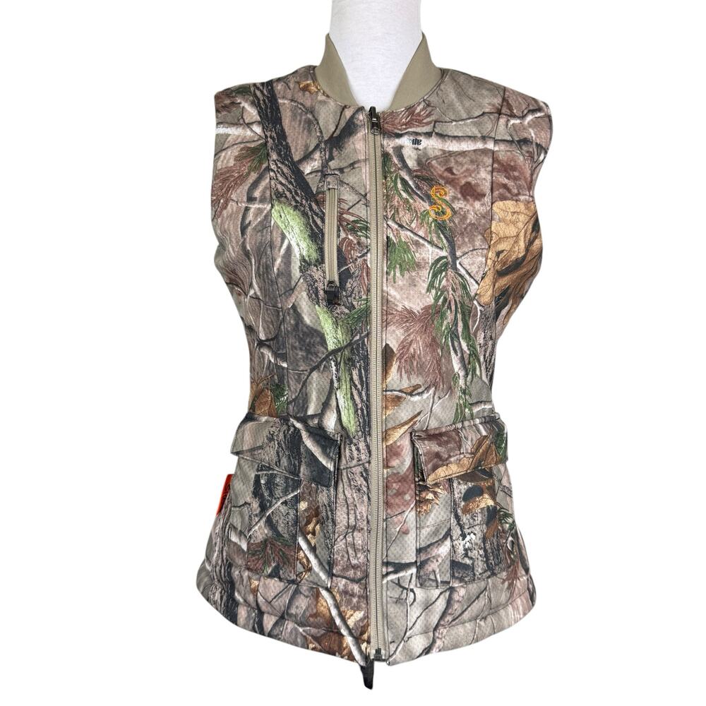Camo Quilted Women's Vest - Realtree-Inspired Mossy Oak Style
